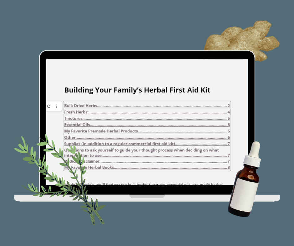 Build your home apothecary sales page mock up